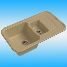 Мойка из кварца EWIGSTEIN Antik 60KF 860x510x200, крем