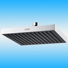 Лейка тропического душа WasserKraft A-028 200x200, черный