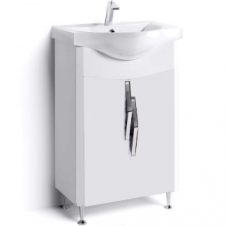 Тумба напольная ALAVANN LATTE 55 белый кальцит (Sanovit Альбатрос 55) 650х850х490