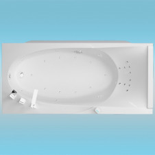 Ванна акриловая AQUATIKA КИНЕТИКА 1700х800x600 правая, с каркасом, без гидромассажа