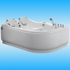 Ванна акриловая GEMY G9083 K L 1800х1210х730 с каркасом, ассиметричная , левая