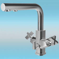 Смеситель для кухни ZorG INOX ESSU SZR-1149-7G под фильтр