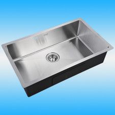 Мойка кухонная, врезная ZorG INOX R 7444, 1 чаша 740x440, сталь
