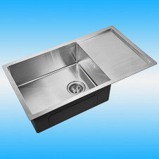 Мойка кухонная, врезная ZorG INOX R 7844, 1 чаша 780x440, сталь