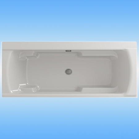 Ванна акриловая EUROLUX BARI 1700х800х510 с каркасом, без сифона, белая