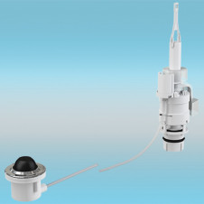 Смывная клавиша для инсталляции ALCAPLAST MPO12 пневматическая, ножная, металл