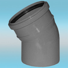 Отвод канализационный ø 110x30