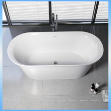 Ванна акриловая AQUANET Family Smart Gloss Finish 1700х780х600 с сифоном