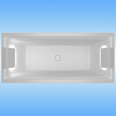 Ванна акриловая RIHO STILL SQUARE LED LR 1800х800 без ножек, с сифоном, 2 подголовника, 2 подсветки