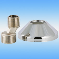 Эксцентрик VALTEC для подключения смесителя ø 3/4х1/2 с отражателем (набор)