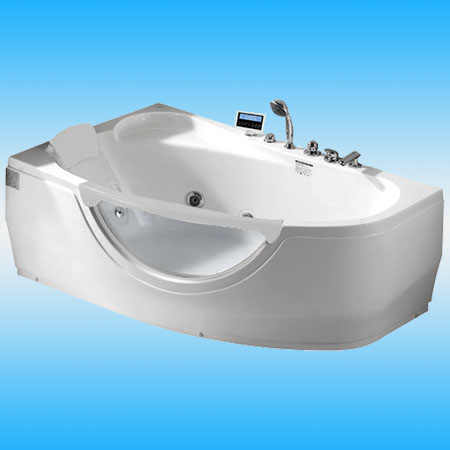 Ванна акриловая GEMY G9046 II K L 1710х990х680 с каркасом, асимметричная, левая