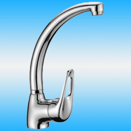 Смеситель для кухни LEMARK LUNA LM4105C с высоким поворотным изливом