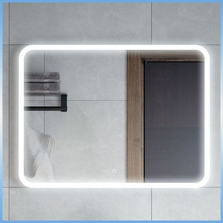 Зеркало подвесное COROZO Альбано с LED подсветкой 800x600