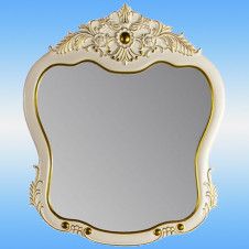 Зеркало TESSORO WINDSOR 13M AVORIO слоновая кость с золотом 1000x1190х40