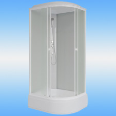 Душевая кабина NIAGARA P120/90/26L/MT левая, средний поддон, матовые стекла 1200x900x2150