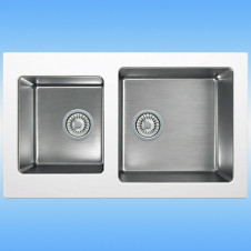Кухонная мойка из кварца TOLERO TWIST TTS-840 500х840х216, белый