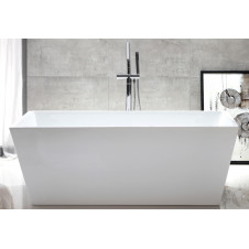 Ванна акриловая ABBER AB9224 1600х800х600 с каркасом, прямоугольная
