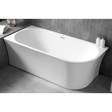 Ванна акриловая ABBER AB9257-1.5 L 1500х780х600 с каркасом, овальная левая