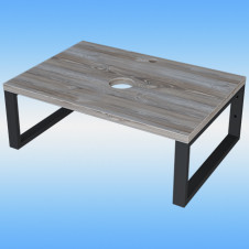 Столешница для накладной раковины 1Marka GRUNGE LOFT 80, дуб Намибия 800х480х255