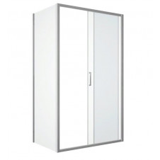 Душевое ограждение BRAVAT DROP 1200x800x2000 прозрачное стекло, хром