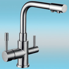 Смеситель для кухни ZorG INOX AER SZR-1339M под фильтр