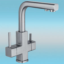 Смеситель для кухни ZorG INOX DAMAS SZR-1126 под фильтр