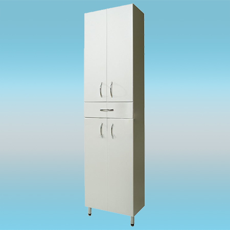 Колонна САНТА СТАНДАРТ 50 белая, 4 двери, 1 ящик 500х1810х285