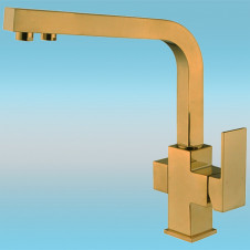 Смеситель для кухни ZorG Sanitary CLEAN WATER ZR 311 YF PVD BRONZE бронза, под фильтр