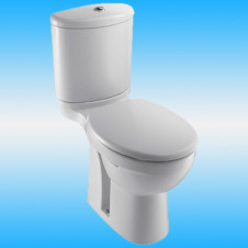 Унитаз-компакт JACOB DELAFON PATIO 4101G-00 белый, выпуск прямой, сиденье дюропласт