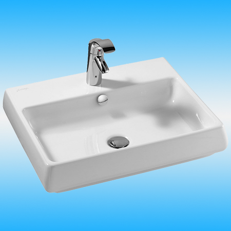 Раковина JACOB DELAFON FIT E1188-00 накладная, белый 600x480