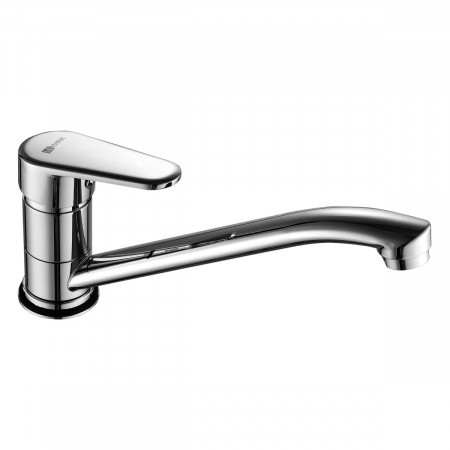 Смеситель для кухни LEMARK POINT LM0304C с поворотным изливом, хром 