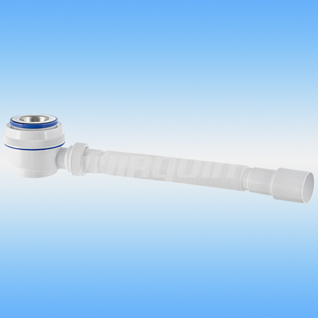 Сифон для душевого поддона VIRPlast Элит ВП-6862 круглый ø 1 1/2х40 с гибкой трубой 40-40/50
