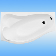 Ванна акриловая AQUANET Palma 1700х900х665 левая + каркас, без экрана