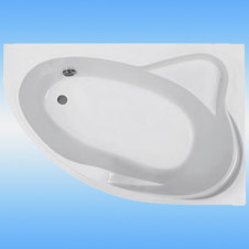 Ванна акриловая ROCA LUNA 1700x1150 без каркаса, правая 