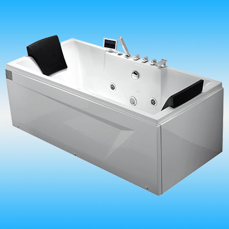 Ванна акриловая GEMY G9065 K L 1750х850х720 с каркасом, прямоугольная, левая
