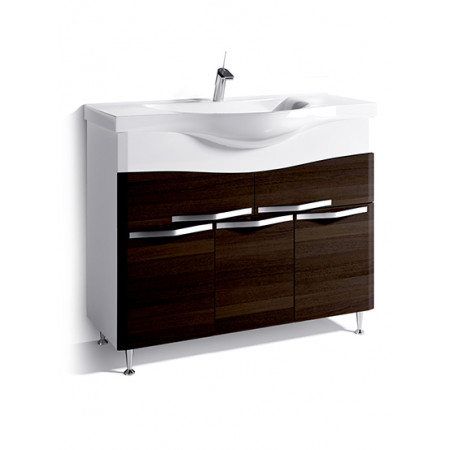 Тумба напольная ALAVANN LATTE 100 белый кальцит (Sanovit Albatros 100) 996х863х460