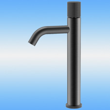 Смеситель для умывальника BOHEME STICK LINEA 122-GM.3 однорычажный, высокий литой излив, графит