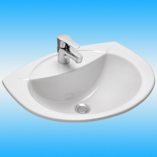 Раковина встраиваемая сверху JACOB DELAFON ODEON E1061-00 560x480 белая