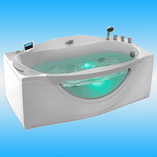 Ванна акриловая GEMY G9072 K R 1710х920х770 с каркасом, прямоугольная, правая