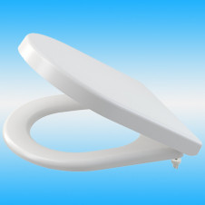 Сиденье для унитаза ALCAPLAST A674S Click, SOFTCLOSE дюропласт, белое 427х354х42