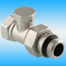 Клапан настроечный прямой с дополнительным уплотнением VALTEC VT.020.NR ø 1/2