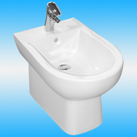 Биде напольное JACOB DELAFON PANACHE E1372 без крышки 570х360 белый