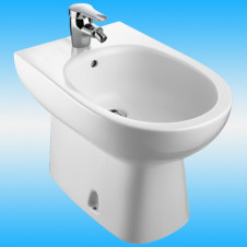 Биде напольное JACOB DELAFON KANDEL E4095 без крышки 550х360 белый