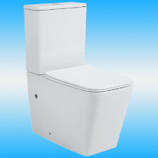 Унитаз-компакт безободковый AQUATEK ЛИБРА NEW AQ1263N-00 сиденье микролифт 635x385x820 белый