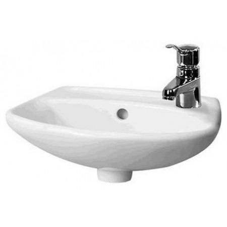 Раковина подвесная JIKA LYRA 40x30 с отверстием под смеситель справа, белый