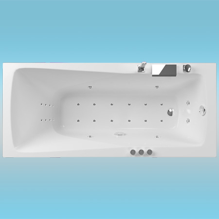 Ванна акриловая AQUATIKA АВЕНТУРА БАЗИК 1600х700x680 с каркасом
