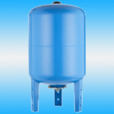 Гидроаккумулятор UNIPUMP 80 л, синий, вертикальный (нижнее подключение)