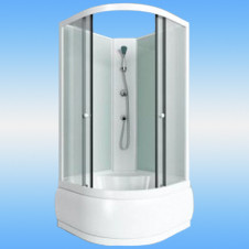 Душевая кабина STYLE S-20 800x800х1950 высокий поддон, матовое стекло, без крыши