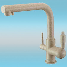 Смеситель для кухни ZorG GraniT CLEAN WATER ZR 313 YF-33 ПЕСОЧНЫЙ под фильтр