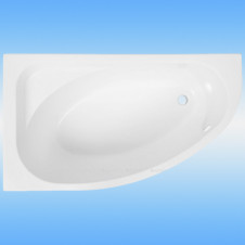 Ванна акриловая AQUANET Mia 1400х800х595 левая, + каркас, без экрана